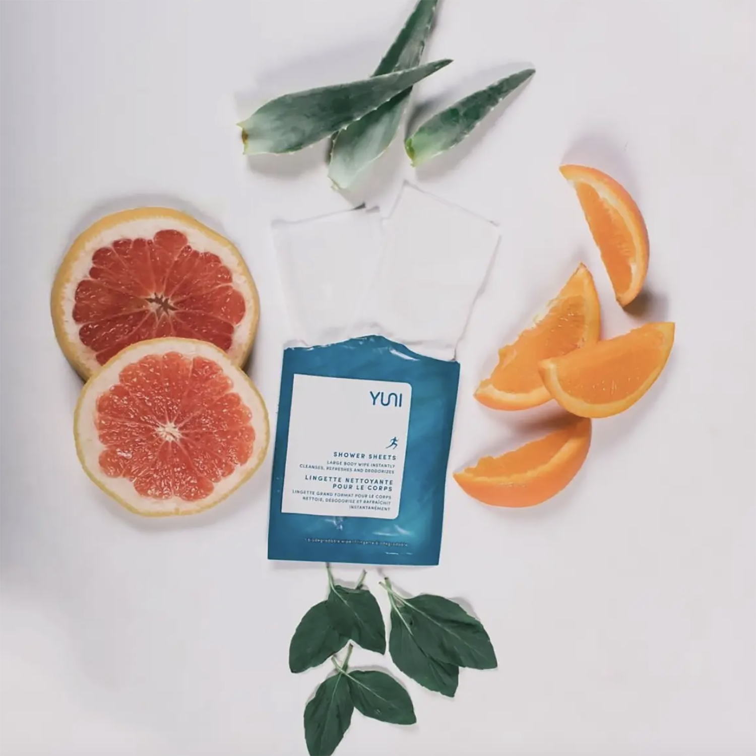 Yuni Shower Sheets: Body Wipes