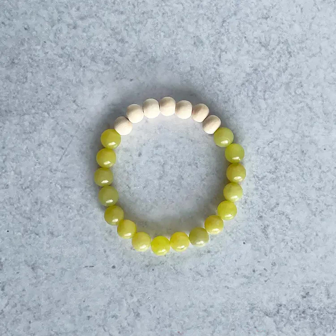 Shine Bright Yellow Jade Stone Essential Oil Bracelets