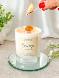 Thumbnail for Courage Citrine Crystal Candle