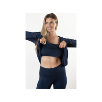 Thumbnail for JJ Winks Loungewear Shirt With Built-In Bra
