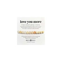 Thumbnail for I love you More Pink Aventurine Stone Essential Oil Bracelet