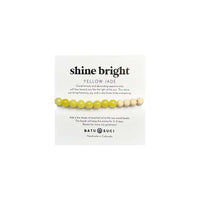 Thumbnail for Shine Bright Yellow Jade Stone Essential Oil Bracelets